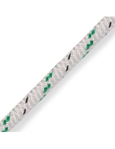 Marlow Doublebraid 6 mm Wit/Groen | Shipsworld