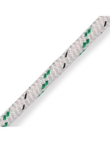 Marlow Doublebraid 6 mm Wit/Groen | Shipsworld