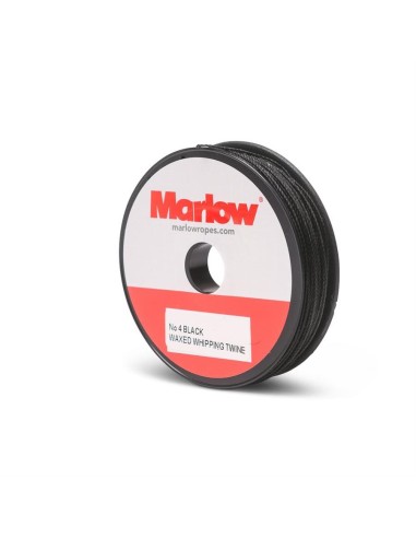 Marlow Gewaxt Takelgaren Zwart 40m | Shipsworld