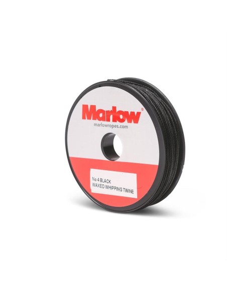 Marlow Gewaxt Takelgaren Zwart 40m | Shipsworld