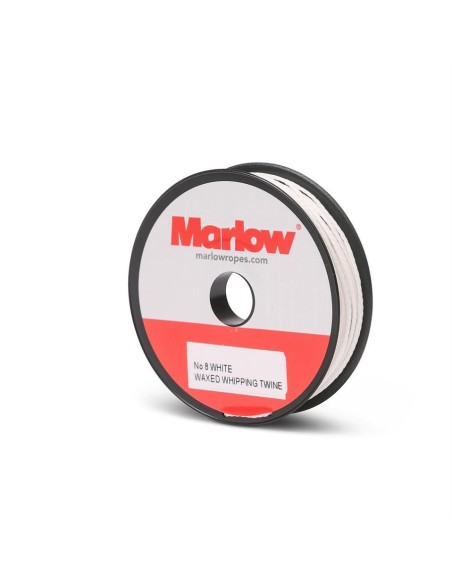 Marlow gewaxt takelgaren nr.8 wit 23m | Shipsworld