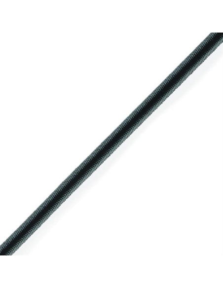 Marlow Elastiek 3 mm Zwart 100m | Shipsworld