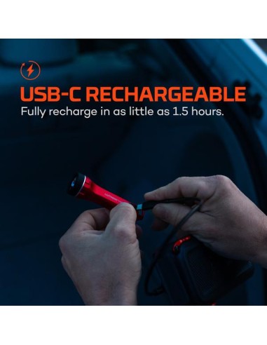 Nebo Luxtreme Nano Zwarte Sleutelhanger | Shipsworld