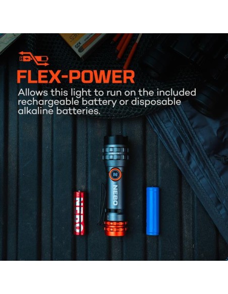 Nebo Davinci 450L Flex Oplaadbare Zaklamp | Shipsworld