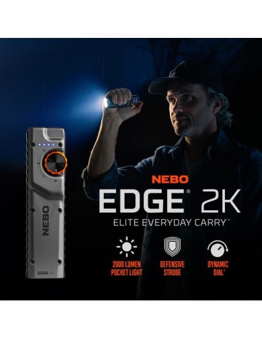 Nebo Zaklamp Edge 2K oplaadbaar | Shipsworld
