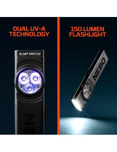Nebo Zaklamp Slim Mini UV | Shipsworld