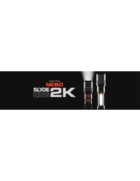 Nebo Slyde King 2K Zaklamp Oplaadbaar | Shipsworld