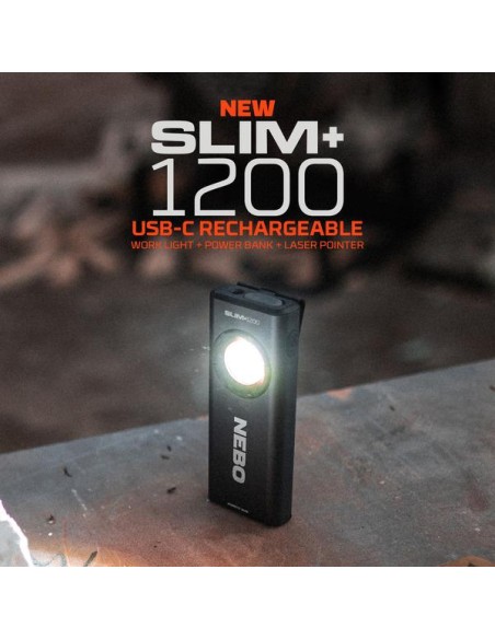 Nebo Zaklamp Slim+ 1200 | Shipsworld