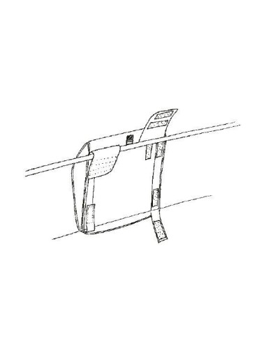 Blue Performance Reling Kussen 44x42cm | Shipsworld