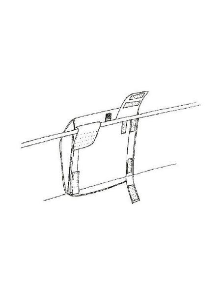 Blue Performance Reling Kussen 44x42cm | Shipsworld