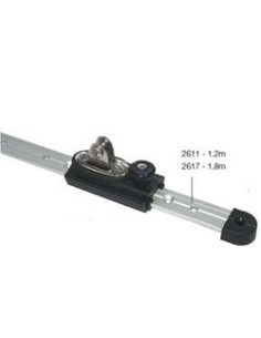 Makefast Bimini Rail Aluminium 25 mm 1.80 m | Shipsworld