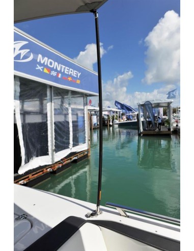 Sunshade palen carbon RVS 1215 mm (2st) | Shipsworld