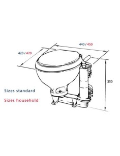 RM69 Handtoilet Klein Wit | Shipsworld 2