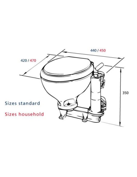 RM69 Handtoilet Klein Wit | Shipsworld