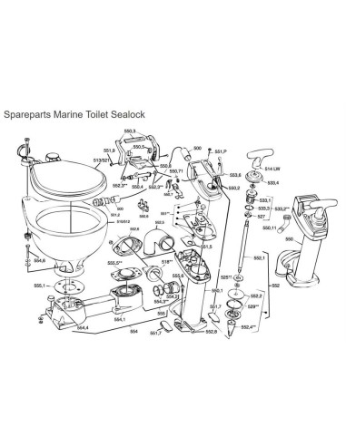 RM69 Losse Toiletpot Porselein Groot | Shipsworld