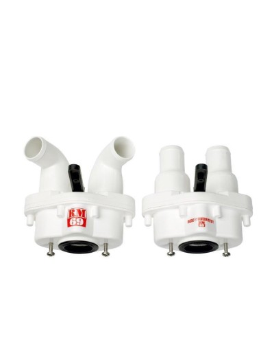 RM69 Tweewegkraan Set A 90° Slangaansluiting | Shipsworld