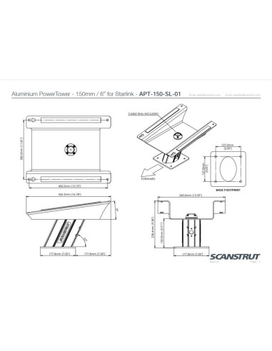 Scanstrut Starlink Montagesteun | Shipsworld