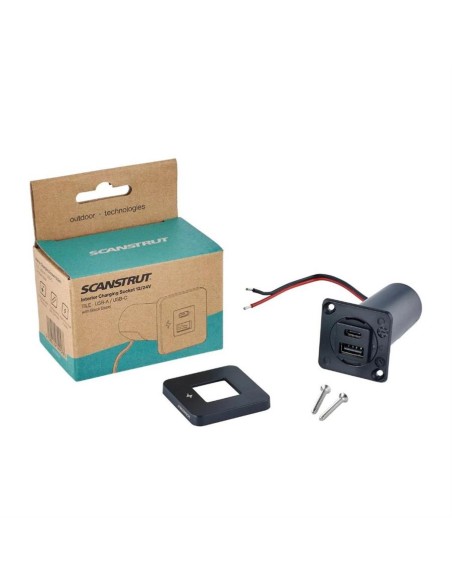 Scanstrut TILE USB-A/C Oplaadcontactdoos | Shipsworld