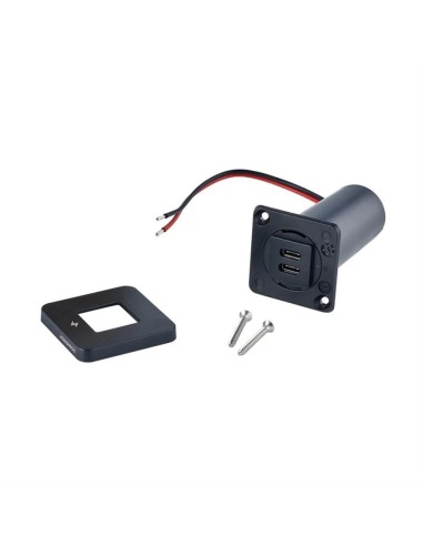 Scanstrut TILE USB-C Oplaadcontactdoos Zwart | Shipsworld