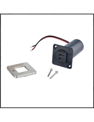 Scanstrut TILE USB-C Oplaadcontactdoos RVS | Shipsworld