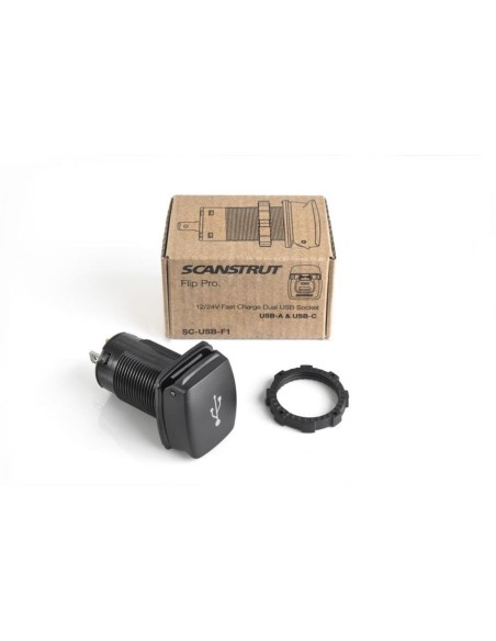 Scanstrut Flip Pro USB-A en USB-C 12/24V | Shipsworld