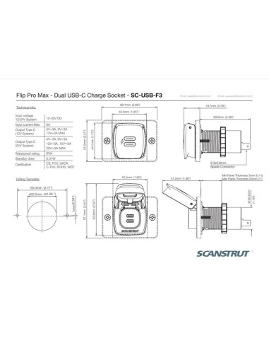 Scanstrut Flip Pro Max USB-C | Shipsworld