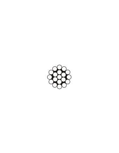 RVS 316 Staaldraad 3 mm 1x19 | Shipsworld