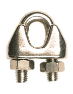 Staaldraadklem RVS 4 mm