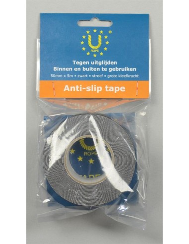 U-Rope Anti-sliptape Zwart 50mm x 5m | Shipsworld