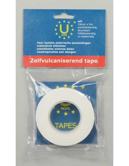 U-Rope Zelfvulcaniserend Tape 19mm Wit | Shipsworld