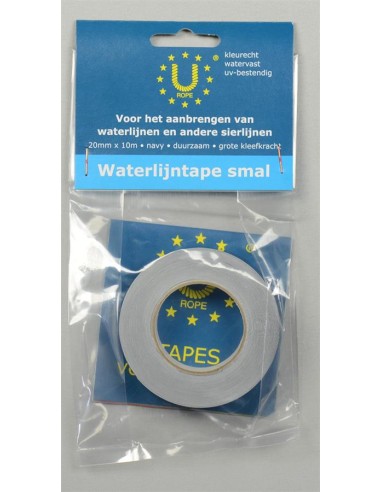 U-Rope Waterlijntape Navy 20 mm x 10 m | Shipsworld