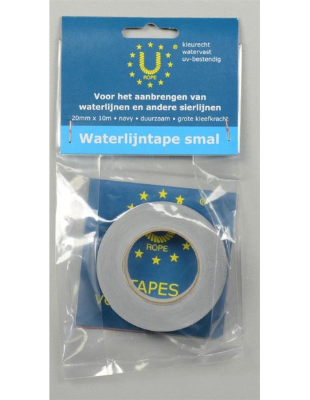 U-Rope Waterlijntape Navy 20 mm x 10 m | Shipsworld