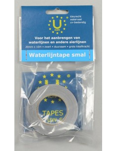 U-Rope Waterlijntape 20 mm x 10 m Zwart | Shipsworld
