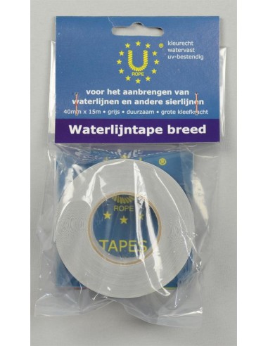 U-Rope Waterlijntape 40 mm x 15 m Grijs | Shipsworld