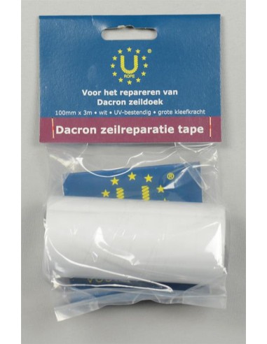 Zeilreparatietape Dacron Wit 100mm x 3m | Shipsworld