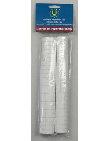 U-Rope Zeilreparatietape Dacron Wit (2 stuks) | Shipsworld