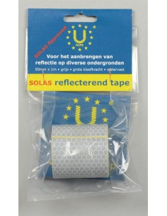 U-Rope Solas Reflecterend Tape 50mm x 1m Zilver | Shipsworld