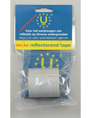 U-Rope Solas Reflecterend Tape 50mm x 1m Zilver | Shipsworld