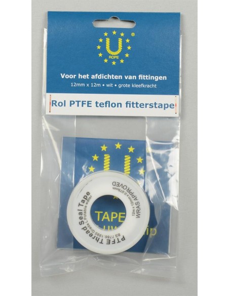 U-Rope Teflon PTFE wit 12 mm x 12 m | Shipsworld
