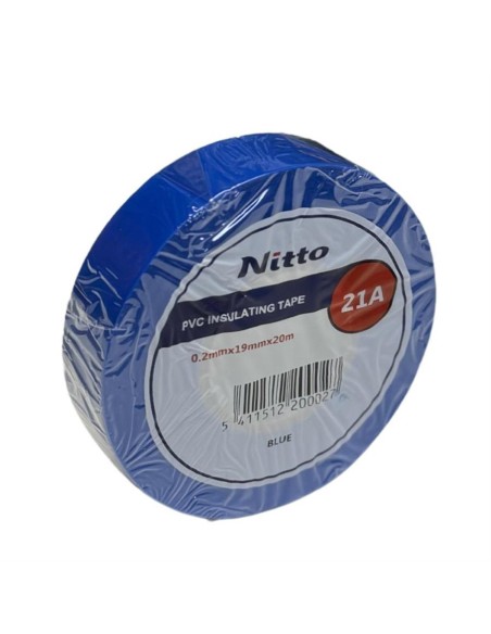 Nitto plastic tape 19 mm x 20 m blauw | Shipsworld