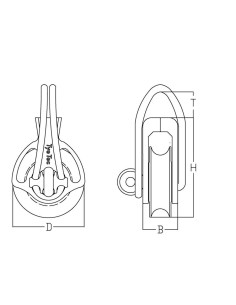 TyeTec 60mm Snatchblok Lange Loop | Shipsworld 2