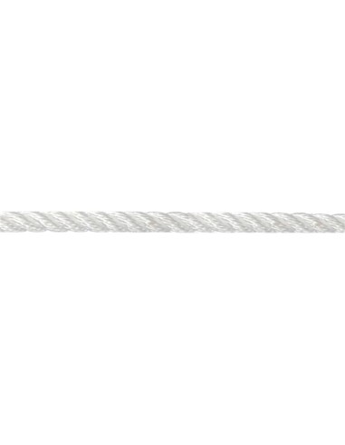 U-Rope 3-Strengs Polyester 6 mm Wit | Shipsworld