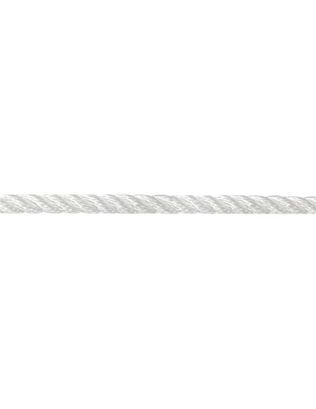 U-Rope 3-Strengs Polyester 12 mm Wit | Shipsworld