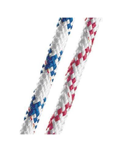 U-Rope Dyneema Economy 4 mm Wit/Blauw | Shipsworld