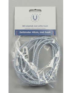U-Rope Zeilbinder 40 cm met haak (4 stuks) | Shipsworld