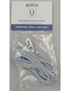 U-Rope Zeilbinder 50 cm met haak (4 stuks) | Shipsworld