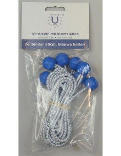 U-Rope Zeilbinder 50 cm Blauw (4 stuks) | Shipsworld