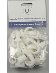 U-Rope Elastiekhaak Nylon 8 mm Wit (10) | Shipsworld