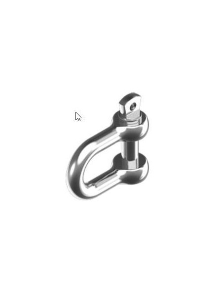 D-sluiting RVS 6 mm | U-Hardware | Shipsworld