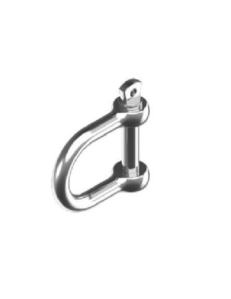 D-sluiting breed RVS 5 mm | U-Hardware | Shipsworld